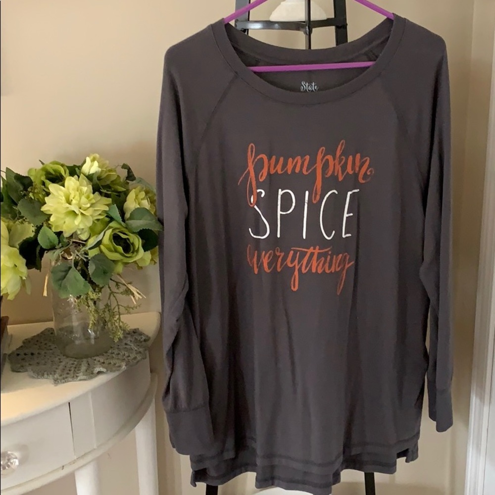 Graphic long sleeve tee